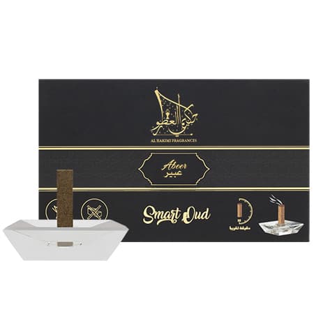 Abeer Smart Oud - 10 Sticks with A Crystal Stand   