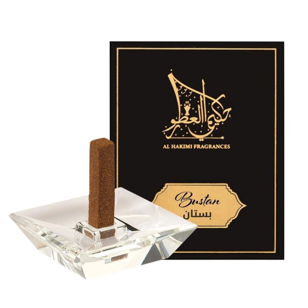 Bustan Smart Oud With Crystal Stand - 5 Sticks    