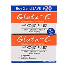 Face And Body Soap with Kojic Plus Whitening System Set - 2 x 60GM
