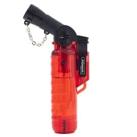 Charcoal Lighter Small Transparent - Red