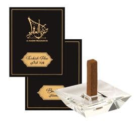 Smart Oud - Turkish Rose & Bustan - 10 Sticks With Crystal Stand