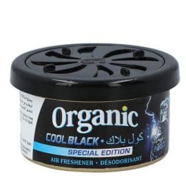 Organic Car Freshener Can - Cool Black
