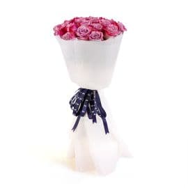 Fushcia Roses Bouquet