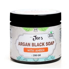 Black Soap With Argan Oil & Amber - 200GM