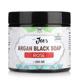 Black Soap With Argan Oil & Rose - 200GM