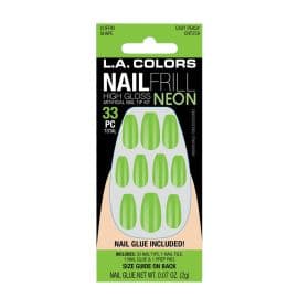 Nail Frill Neon Artificial Nails - Easy Peasy - CNT259