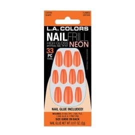 Nail Frill Neon Artificial Nails - Flames - CNT260