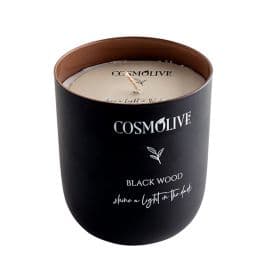 Black Wood Scented Candle