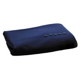 Dark Navy Blue Striped Cashmere Luxury Fabric - 3.5M