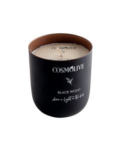 Black Wood Scented Candle