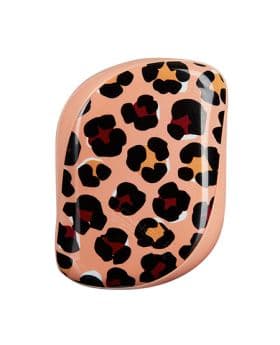 Compact Styler Detangling Hairbrush - Apricot Leopard Print