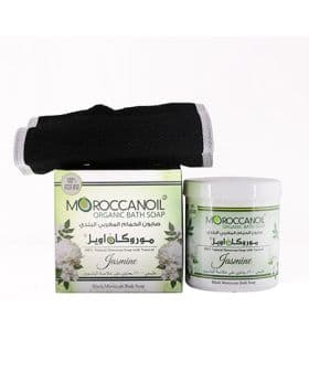 Jasmine Moroccan Bath Soap With Glove  - 250ML