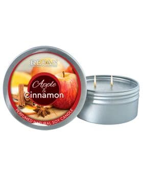 Apple & Cinnamon Perfumed Candle - 90 Mm