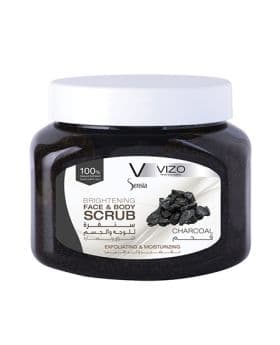 Sensia Brightening Face & Body Scrub With Charcoal - 500ML