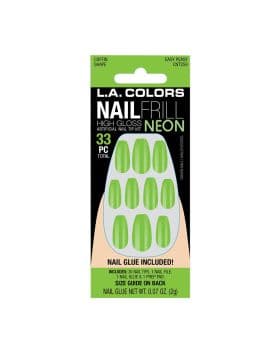 Nail Frill Neon Artificial Nails - Easy Peasy - CNT259