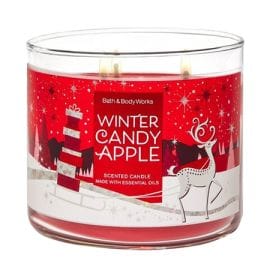 Winter Candy Apple 3 Wick Scented Candle - 411GM