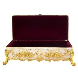 Floral Golden and Marble Bukour Box