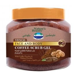 Venos Coffee & Walnut Face & Body Scrub Gel - 560ML