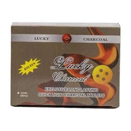 Lucky Charcoal Biscuits-Shaped With 4 Round Holes - Gold