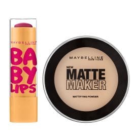 Matte Maker Mattifying Powder And Lip Balm Set