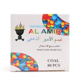 Rainbow Al Amir Swift Lite Charcoal - 80 Pcs