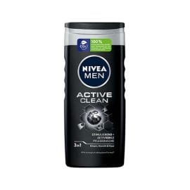 Nivea SHOWER GEL ACTIVE CLEAN MEN 250ML (M)