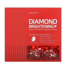 Red Diamond Brightening Glow Luminous Ampoule Mask - 10 Sheets