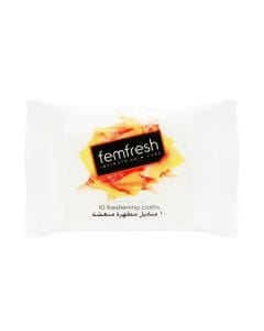 Refreshing Wipes For Sensitive Area - 10 Pcs