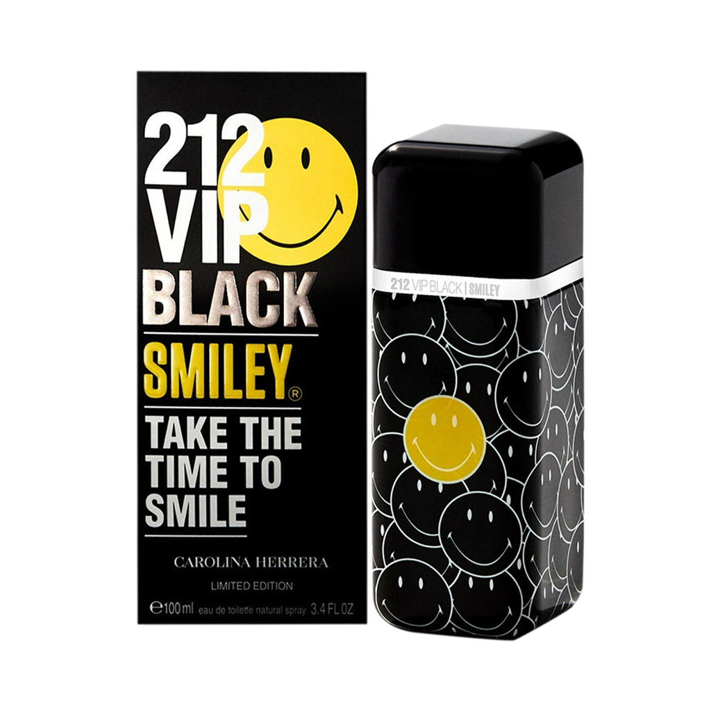 212 VIP Black Smiley Limited Edition Eau De Parfum - 100ML - Men   