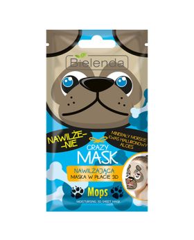 Moisturizing Face Mask - Pug Dog - 1 Pcs