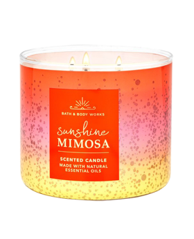 Sunshine Mimosa 3 Wick Scented Candle - 411GM