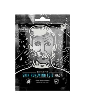 BarberPro Skin Renewing Foil Mask With Hyaluronic Acid - Single Pouch