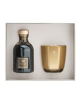 Gift Box 500 ml Diffuser + 500 Gr Candle - Oud Nobile Gold 