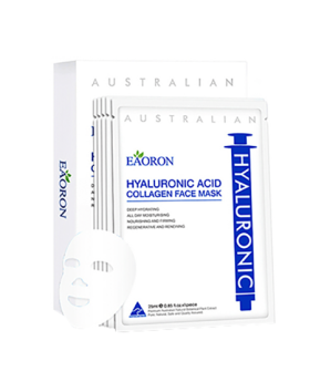 Hyaluronic Acid Collagen Face Mask - 5 Pcs