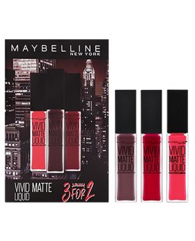 Vivid Matte Liquid Lipsticks 3 For 2 Set