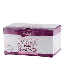 UV Gel Polish Remover Wipes - 100 Pcs - Lavender