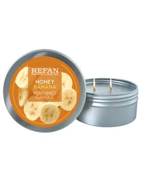 Honey Banana Perfumed Candle - 90 Mm