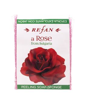 Rose From Bilgaria Peeling Soap-Sponge - 75G