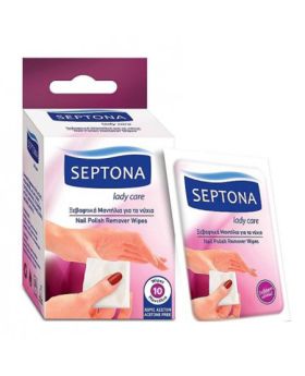 Septona Nail Polish Remover Wipes 10's