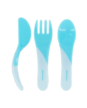 Cutlery Learning Set - 3 Pcs - Blue
