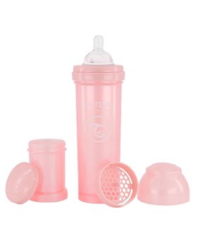Anti Colic Baby Bottle - 330ML - Pink