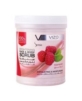 Sensia Brightening Face & Body Scrub With Raspberry - 1L