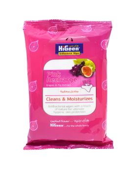 HiGeen - Anti-Bacterial Wipes - 15 Pack