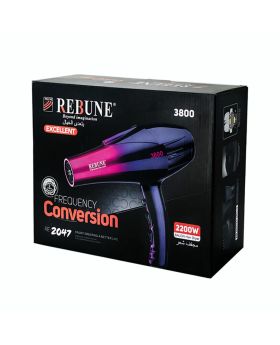Corded Hair Dryer 3 Pieces - Black&Red